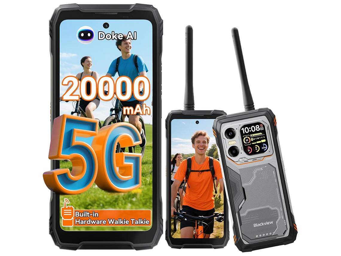 Smartphone Blackview Xplore 1 Walkie Talkie (6.78'' - 48 Gb - 512 Gb - Preto)