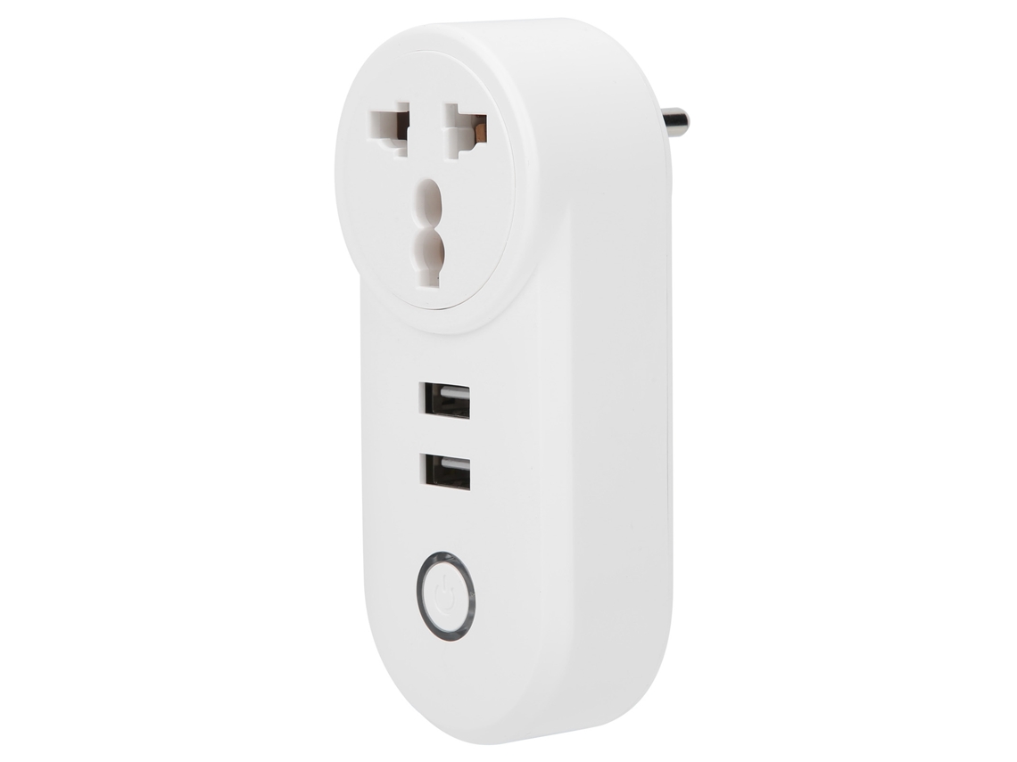 Laxiscreed Tomada Wifi Com Usb E Controle Remoto Para Casa E Escritório