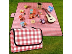 Cobertor de piquenique de praia leve e impermeável Slowmoose 200 x 200 cm