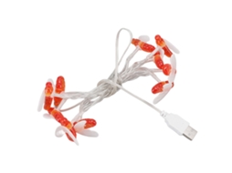 Rebe-luces De Cadena Led Impermeables 10 Perlas Abeja 1.5m Usb Para Decoración De Navidad
