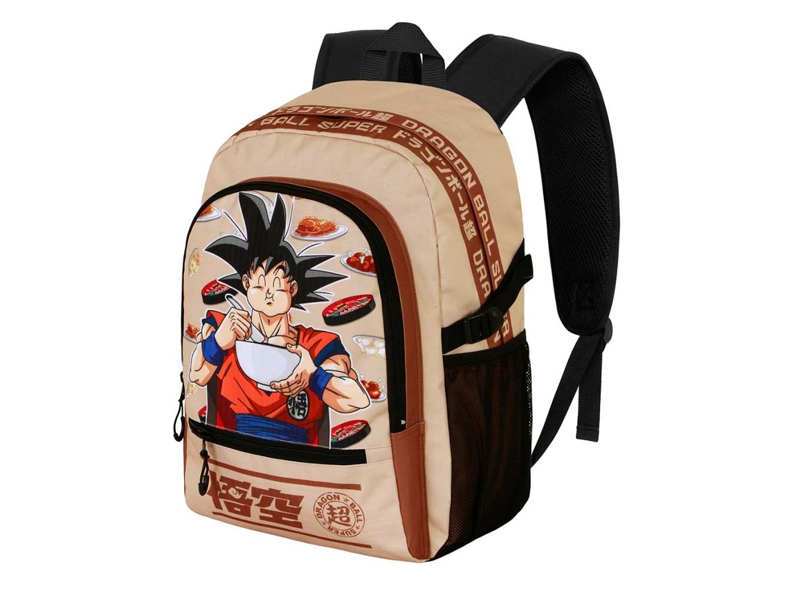 Dragon Ball Goku Foodie Mochila Fight Fan 2.2, Marrom Karactermania