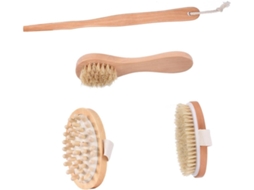 Conjunto De 4 Escovas Banho Packove, Utensílios De Banho Práticos, Material Resistente, Para Limpeza Doméstica
