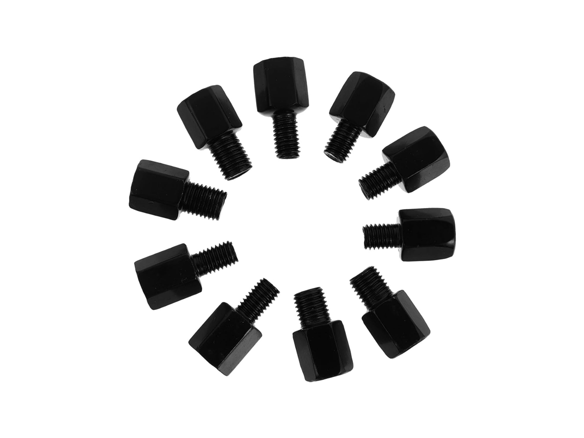 Conjunto De 10 Peças De Adaptadores De Extensão Para Espelho Em Aço