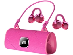 Fones De Ouvido Sem Fio Com Clipe, Indicador Bateria Em Led, 50 Horas