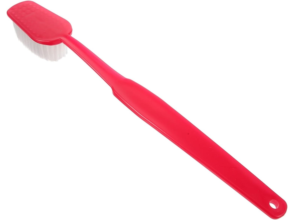 Lurelia Aplicador De Loção Para Costas, Pernas E Pés, Com Argola, Massagem Suave E Cor Vermelho, Uso Diário
