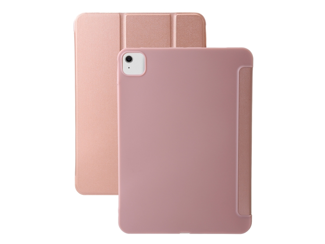 Capa Para Ipad Air 11 2026/2025/2024 11 Polegadas Com 3 Dobras,ouro Rosa