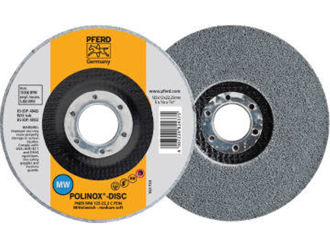 Roda PFERD Acabamento Com pactas Polinox Disc Pner-Mw (125-22 2 Sic F)