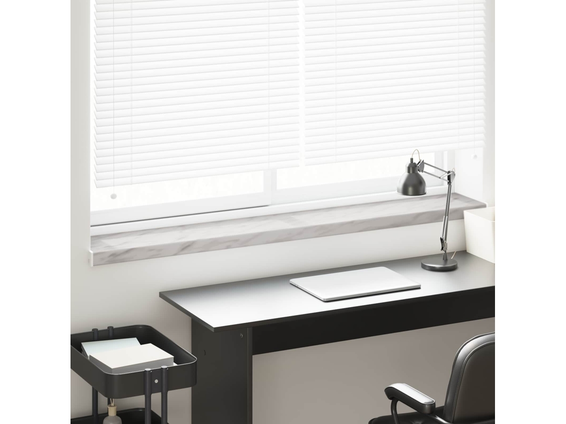 Vidaxl Soleira De Janela Textura De Mármore 160 X 20 X 4,5 Cm Pvc