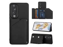Capa Para Celular Honor 90 Com Toque Aveludado Em Pu + Tpu + Pc E Compartimentos Para Cartões.