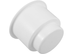 Suporte em formato de floco de neve em plástico ABS branco para barcos e carros, fácil instalação.