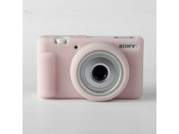 Capa CHRUI para Sony Zv 1f/zv 1 Ii Silicone À Prova de Arranhões Rosa Gelado