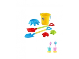 Conjunto De Cubo Marbueno Azul Para Praia Com Acessórios