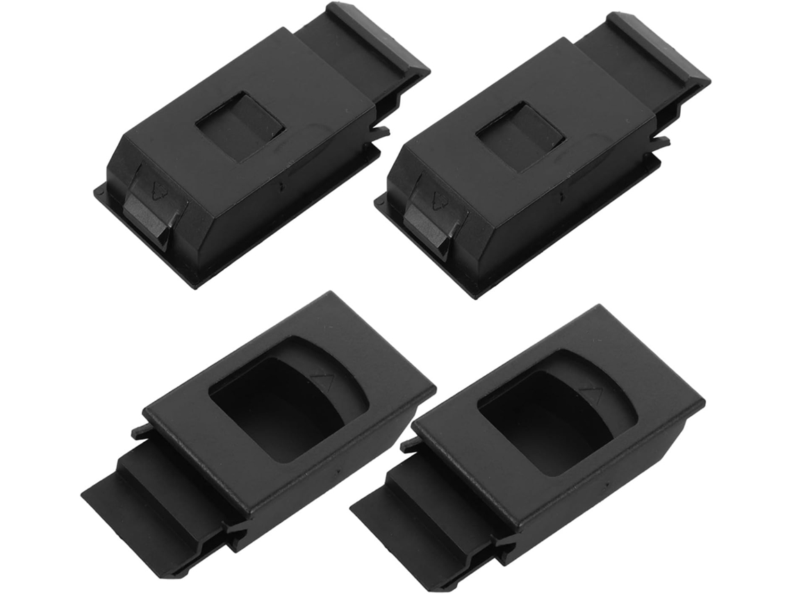 Clispeed Conjunto De 4-travas Porta Plástico Caixas Distribuição E Veículos Recreativos, Formato Retangular Com