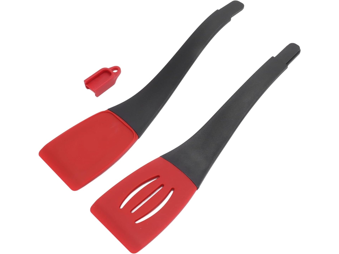 Pinça De Cozinha 3em 1, Com Trava, Ideal Para Grelhar, Com Pontas De Silicone Resistentes Ao Calor Para Uso Doméstico E