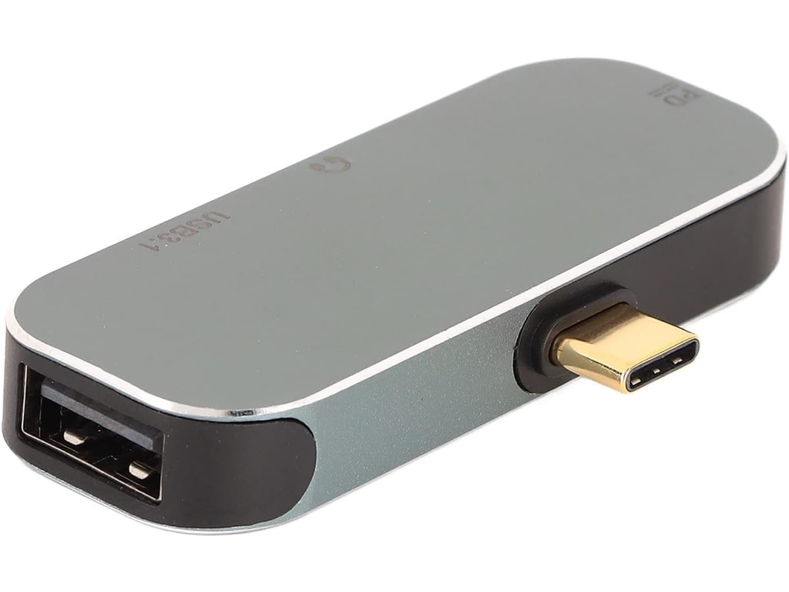 Hub Usb-c 5 Em 1 Com Várias Portas, Carregamento Pd De 10 Gbps E 100