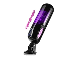 Copo Masturbação Masturbador Automático Vibrador Masturbador Sexy Erótico Brinquedo Sexual Masturbador Automático Vibrador, Preto