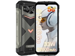 Smartphone 36Gb + 512Gb 22000Mah Bateria 33W 6 58'' Fhd + 200Mp Ip68 Câmera Nfc Dual Sim 5G Gps Cinza DOOGEE Vmax Plus