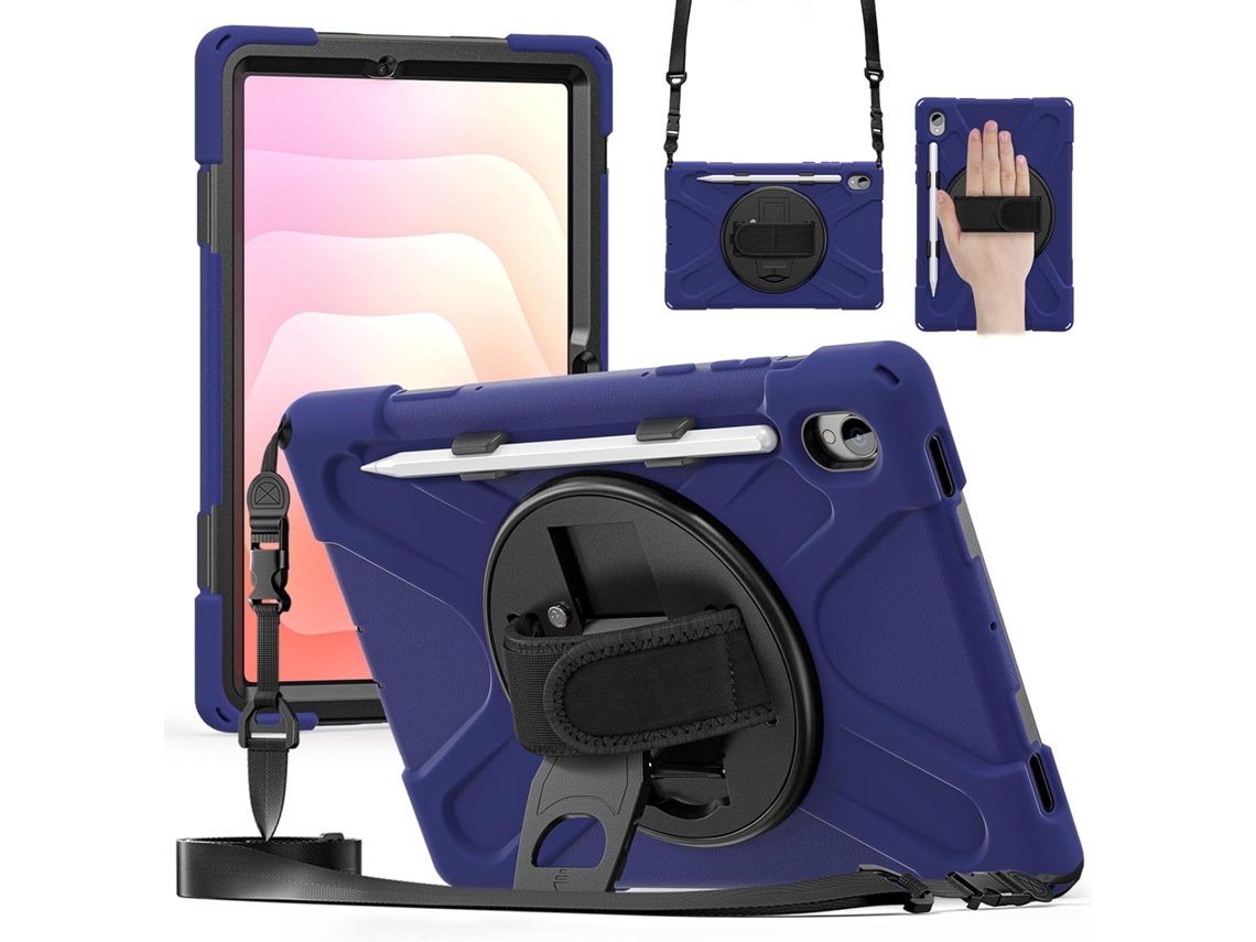 Capa Para Samsung Galaxy Tab S11 2025 Sm X730/x736b À Prova De Quedas Azul Escuro Gertiz (11 Polegadas)