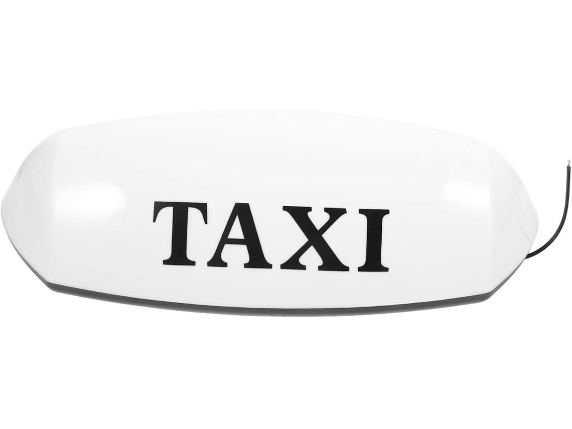 Painel De Luz Teto Magnético Branco 12v Para Táxi