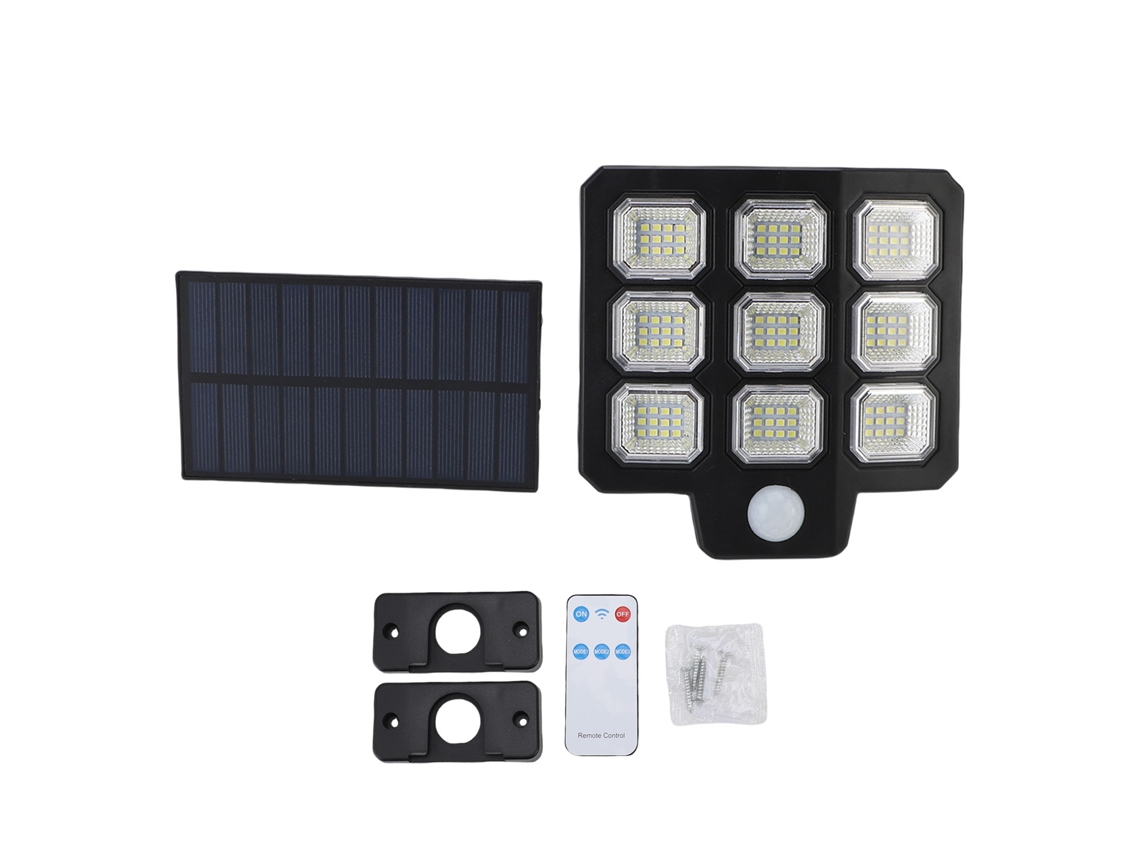 Luminária de parede solar (à prova d'água IP65, ultrabrilhante 270°)