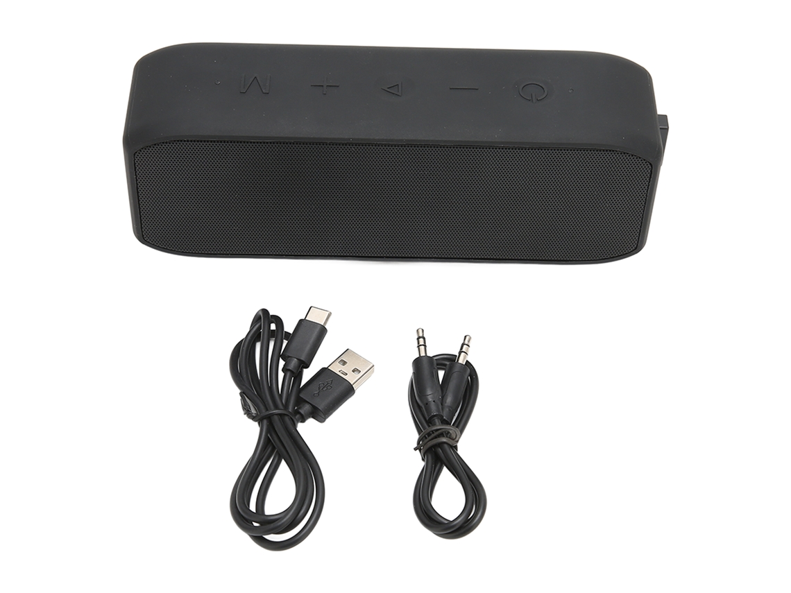 Aetheria alto falante Bluetooth Portátil Ipx7 Impermeável Som Grave Forte Wireless Stereo Preto