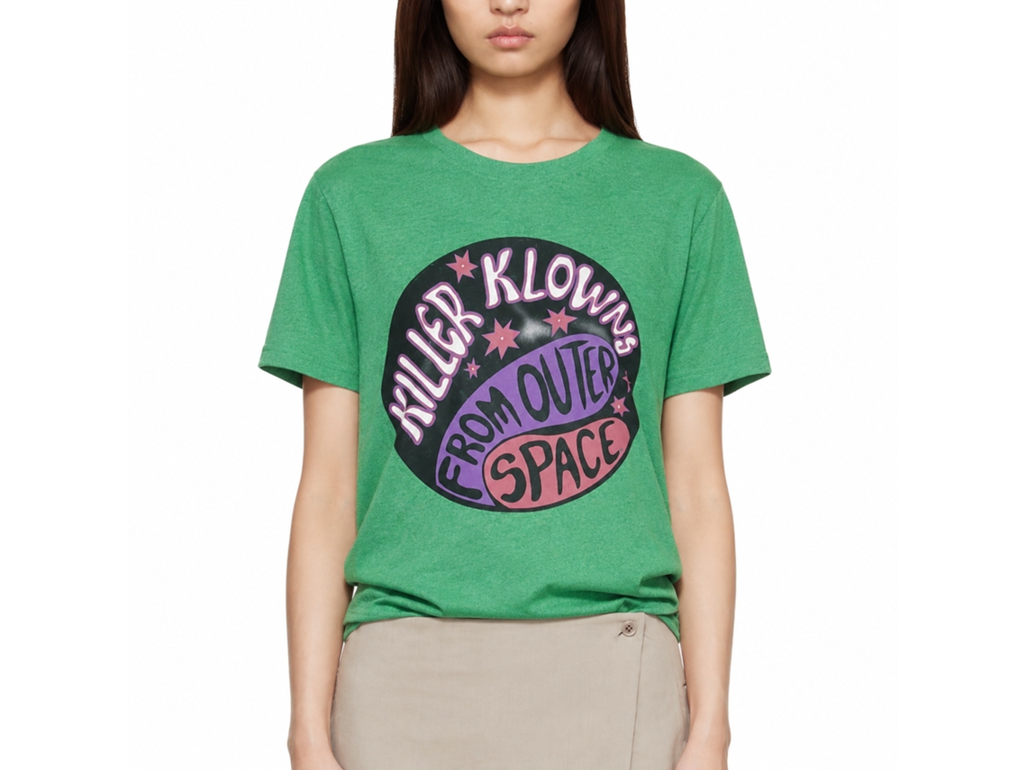 Rockinstone Killer Klowns Circle Heather Kelly Adult T-shirt Size:xxxl