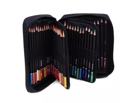 Lápis de cor Miraflow (pacote com 72) com grafite de nylon macio e oleoso para crianças e adultos