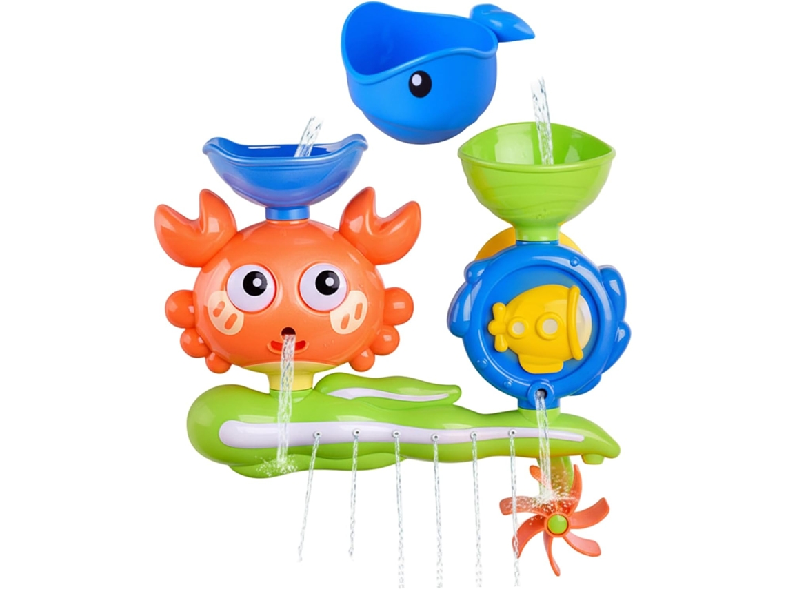 Brinquedo De Banho Infantil: Divertido Para Banheira Com Roda D'água