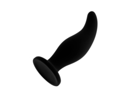 Plug Anal OHMAMA Curvado Ponto P (Silicone - 12 cm)