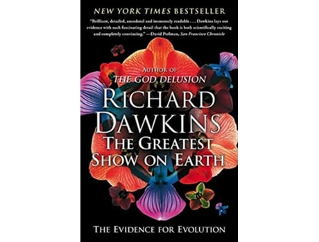 Livro Greatest Show on Earth de Richard Dawkins (Inglês)