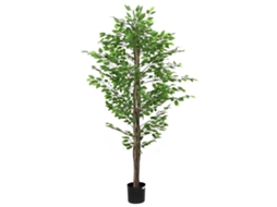 Artificial Ficus Plant, Artificial Ficus Plants Vidaxl Verde Polietileno (200 Cm)