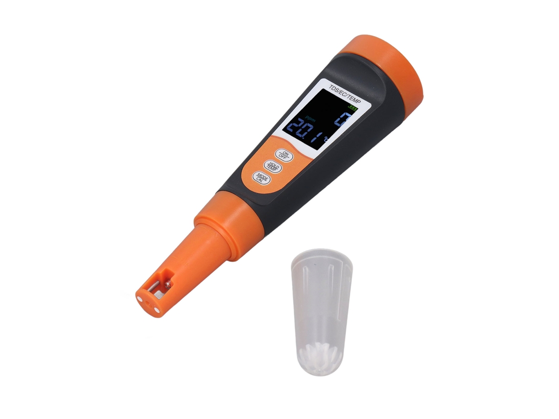 Caneta Teste de Qualidade da Água Primerox com LCD para Água da Torneira e Aquários | S/MARCA