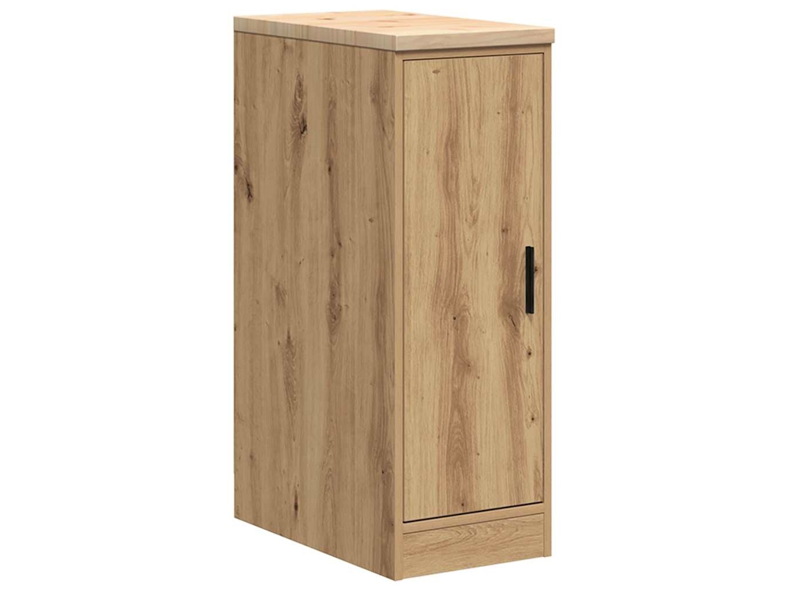 Armário De Arrumação Da Garagem Vidaxl Castanho Madeira De Pinho (30x51x85 Cm)