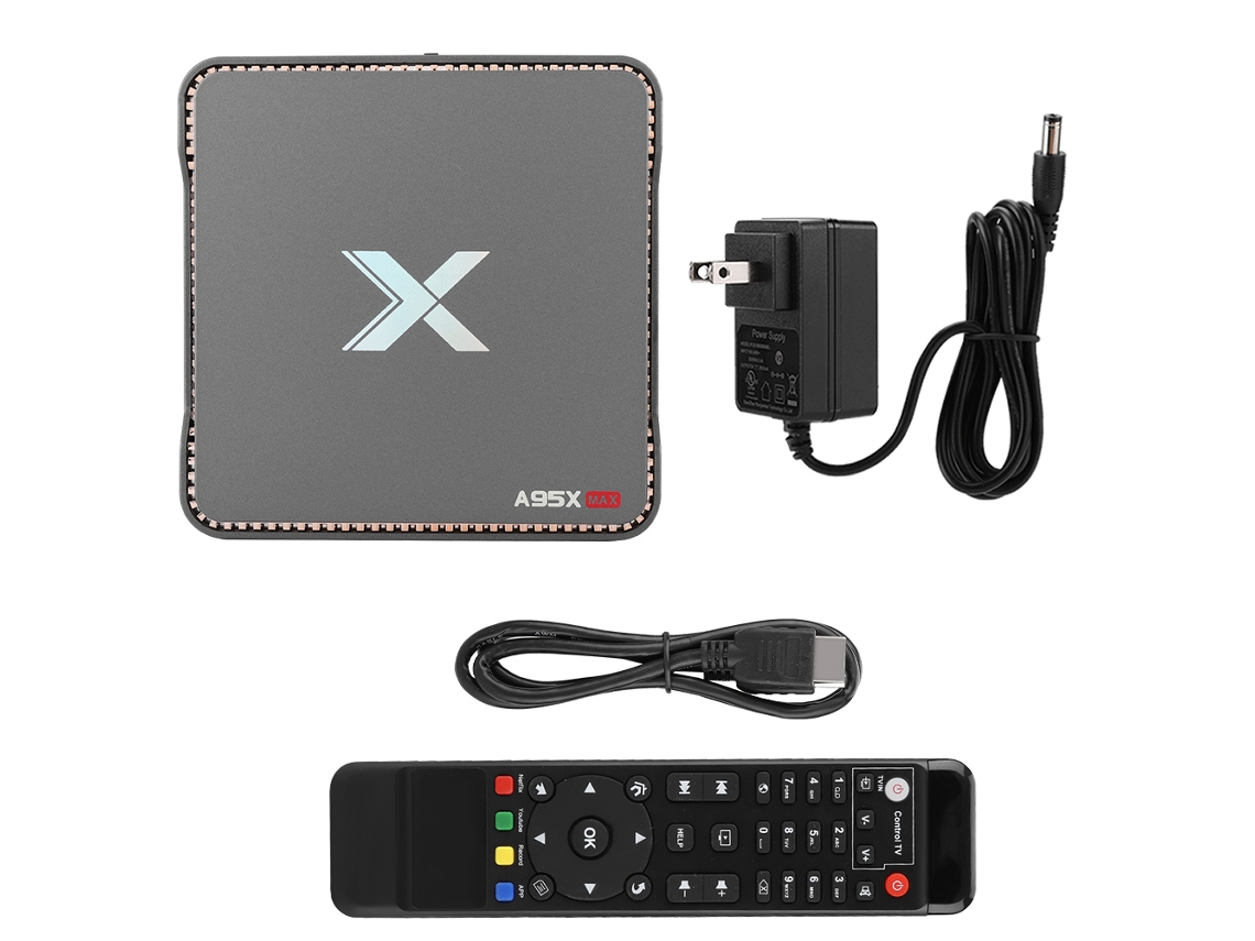 Caixa De Tv Inteligente Com Wifi Dual Band E Lan Gigabit