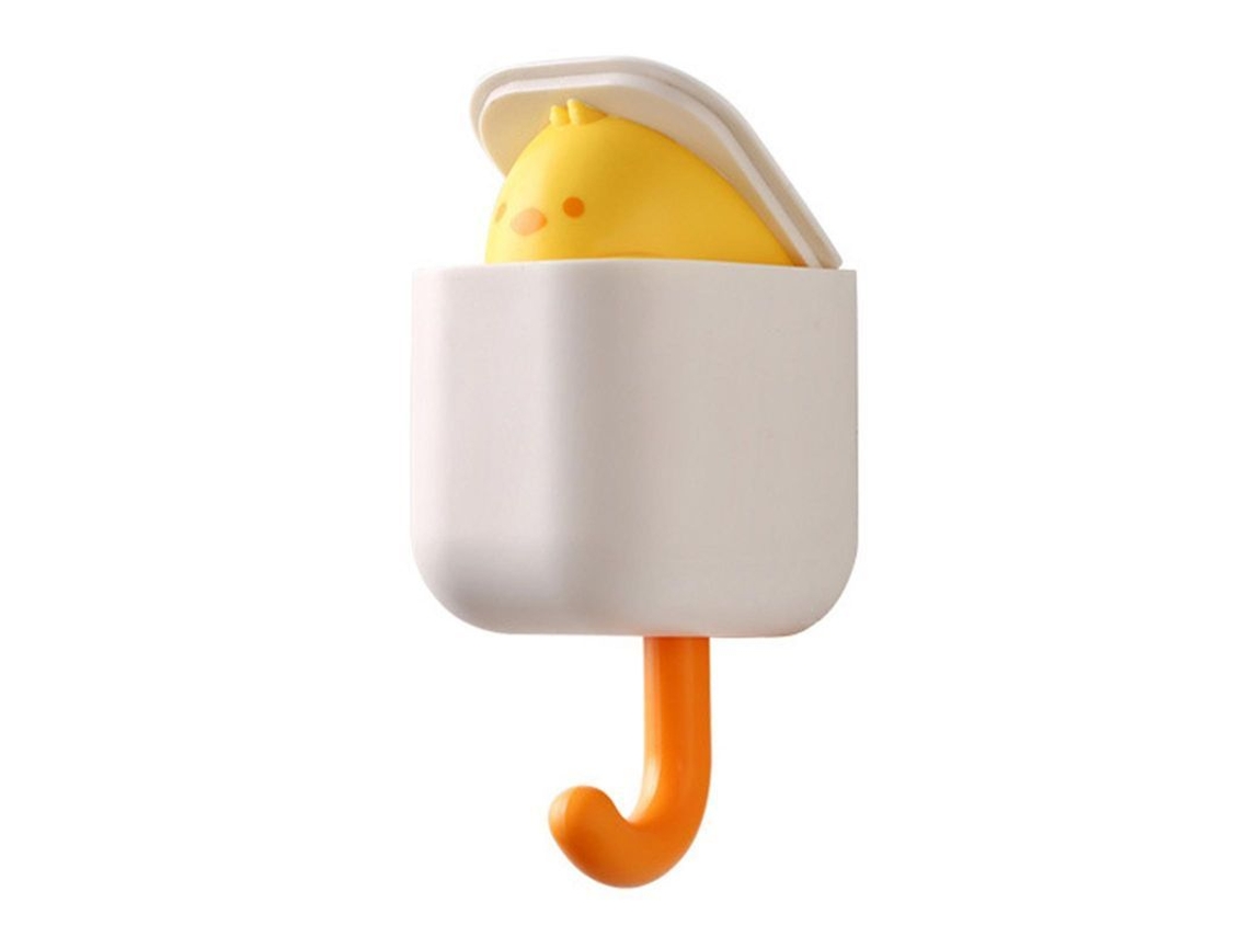 Suporte Para Chaves Com Adesivo Durável E Estável Para Entrada Porta Principal Corredor Pequeño Pollo Amarillo