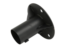 Flange De Piso Jtlb Para Poste Cerca Arame, Flange De Base Para Poste Cerca, Redonda, Base De Montagem Piso Em Aço Com 3 Parafusos