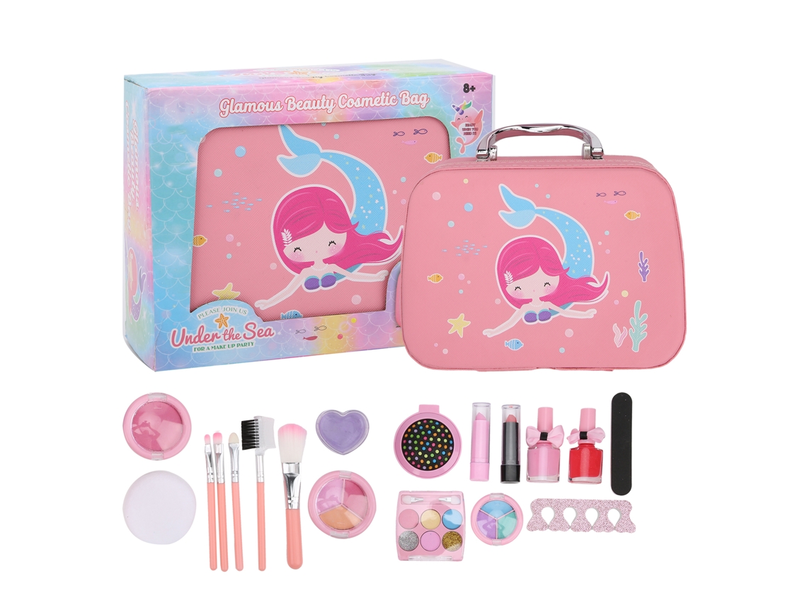 Mali brinquedo de Maquiagem para Meninas Lável Jogo de Faz de Conta com Bolsa Abs 3+