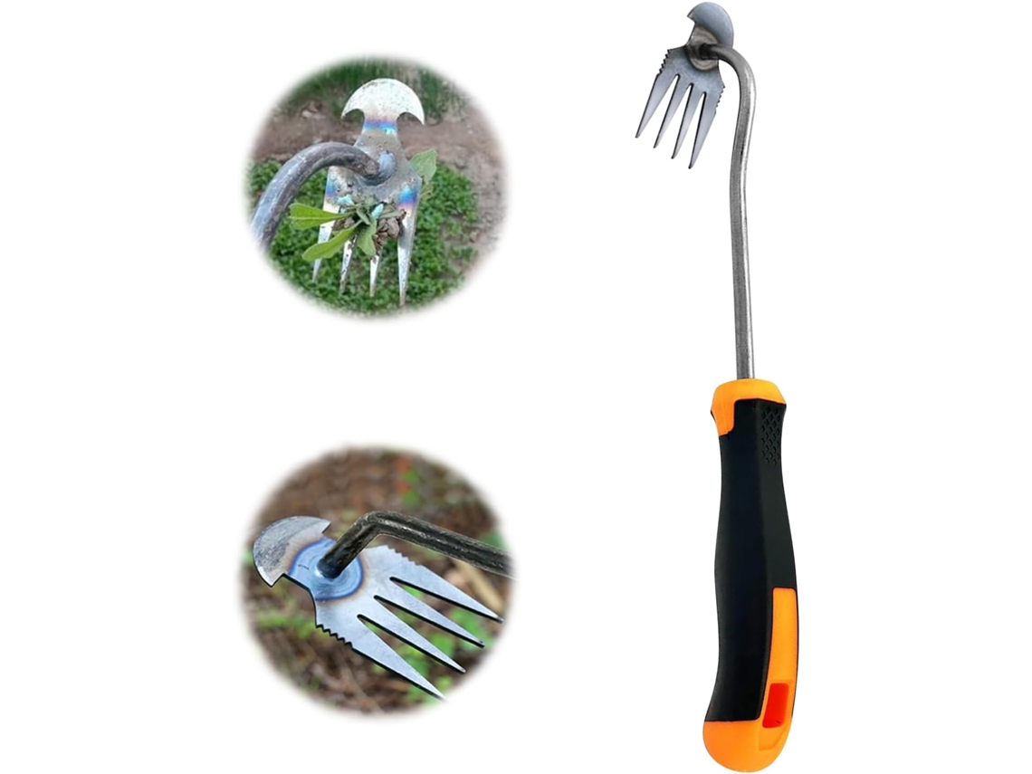Capinadora Manual, Ferramenta de Capina para Jardinagem, de Aço Inoxidável AQUAFORGE