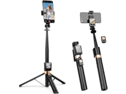 Monitor de Câmera Traseira Universal em Tempo Real para Iphone e Android, Tela de Monitor de Selfies para Vlog para Iphone JIAPEI (preto)