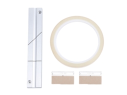 Conjunto de fita de costura Mali, 1/4 polegada, 10 polegadas, com bloco profissional, para fitas de rolo | S/MARCA