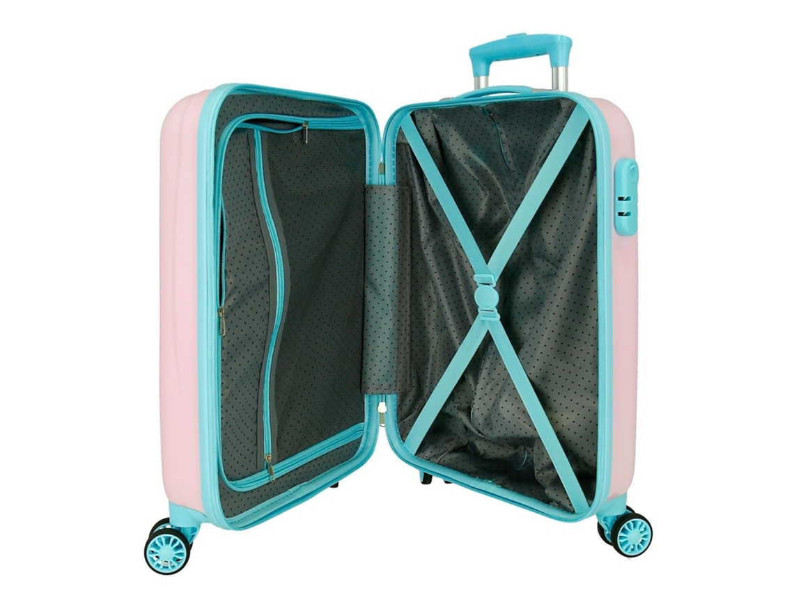 Enso Valigia Per Bambini 2 Ruote Multidirezionali - Trolley Cavalcabile, 50x38x20 Cm, Colore Ciano - Foto 7