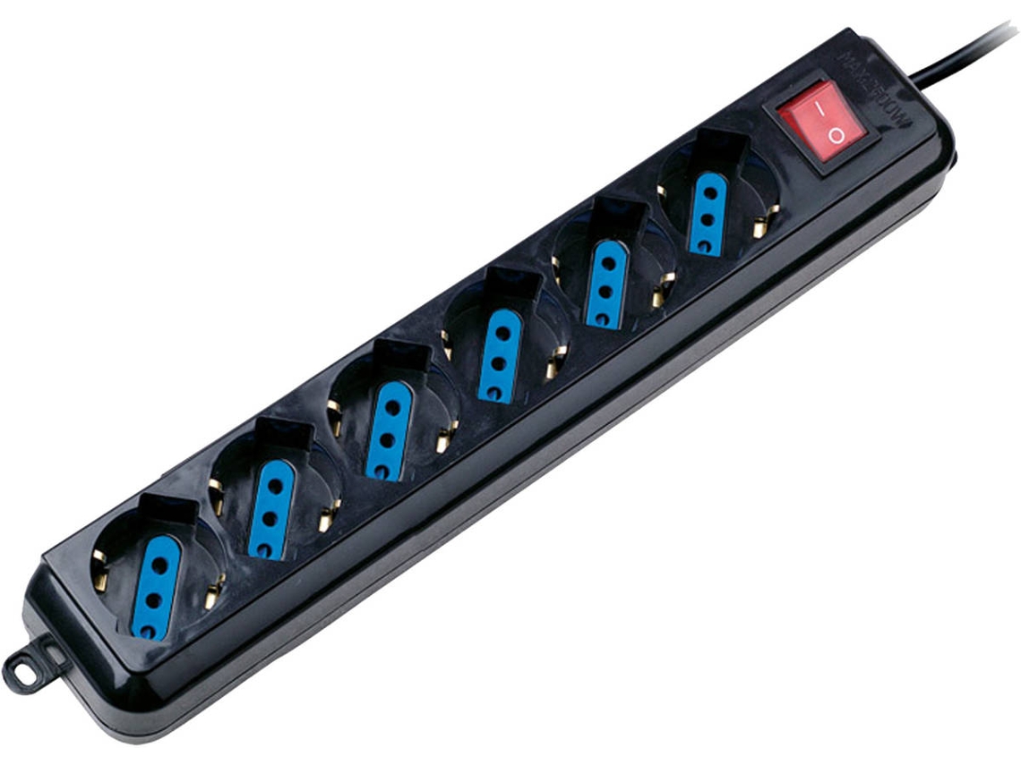 Extensão elétrica EMINENT EM3923 Preto
