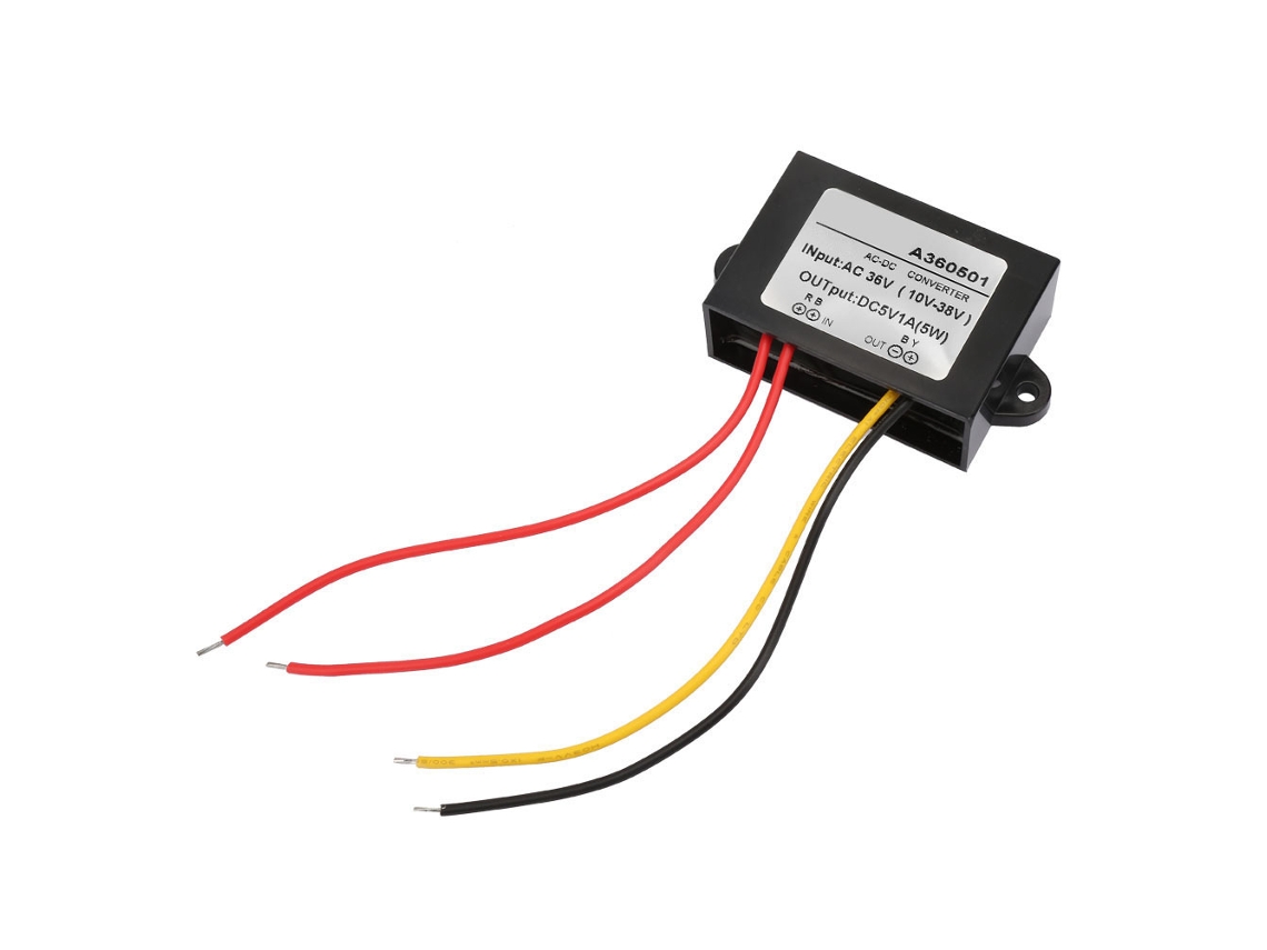 Módulo conversor DC-DC step up boost 6W, 2.6‑6V para 3.7V, 5V, 12V, com proteção