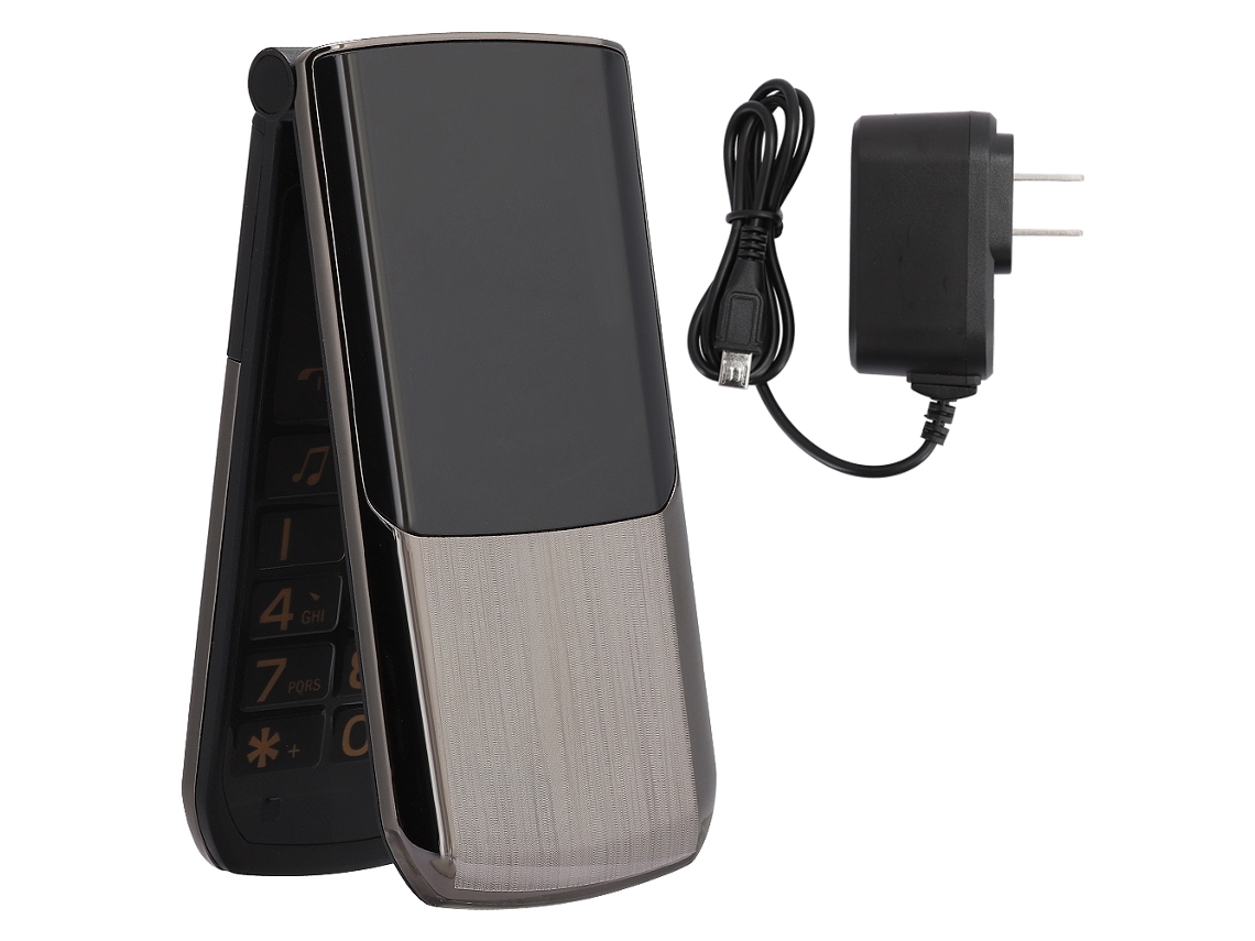 Telefone Flip Com Tela Dupla E Entrada De Handwriting Da Laxiscreed Para Fácil Comunicação