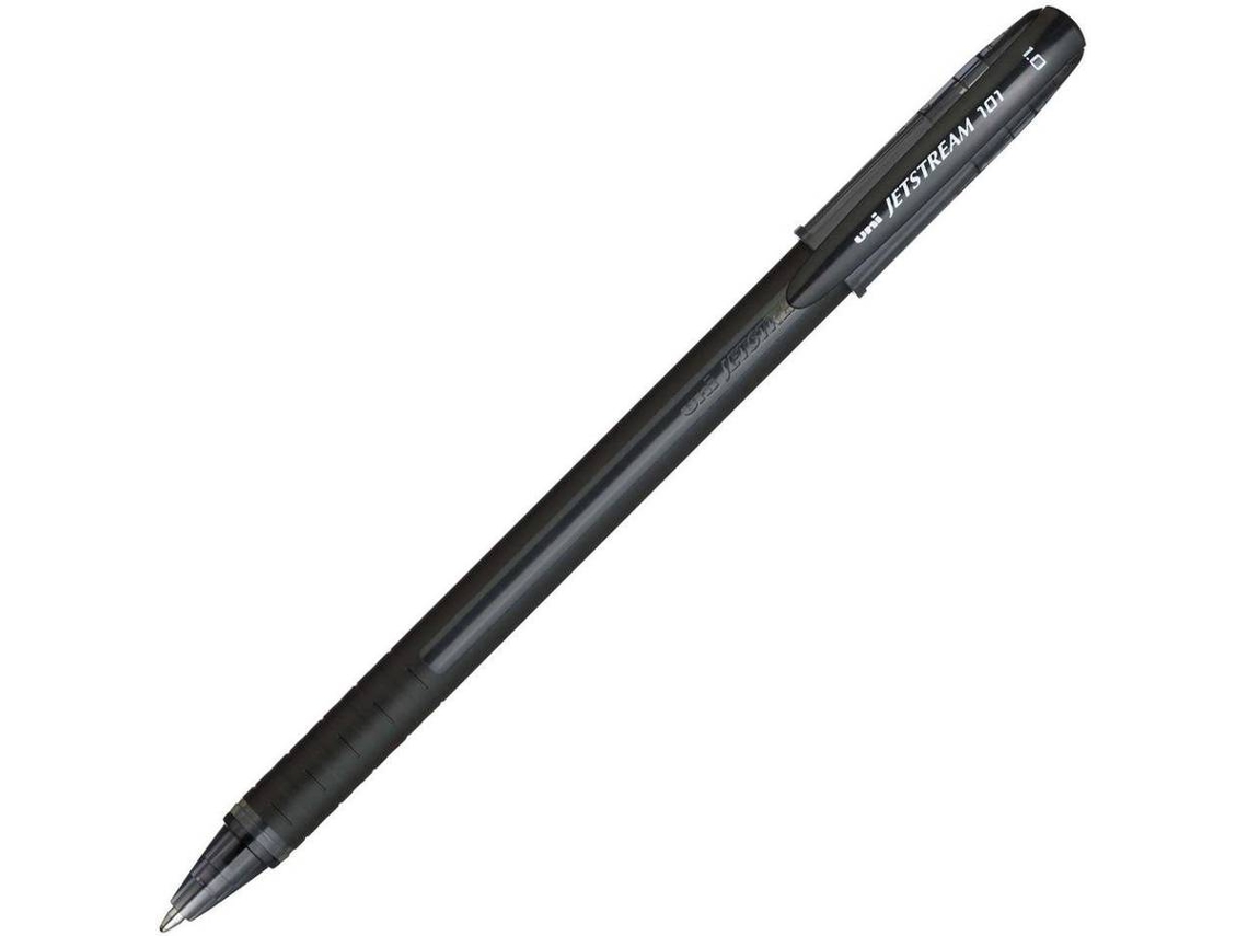 Esferográfica UNI-BALL Jetstream 101 Ponta Média 1 mm (Tinta Preta)