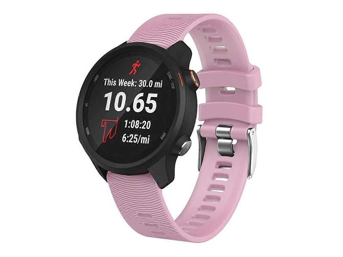 Pulseira De Silicone Para Smartwatch Garmin Forerunner 245 Nostalgia88