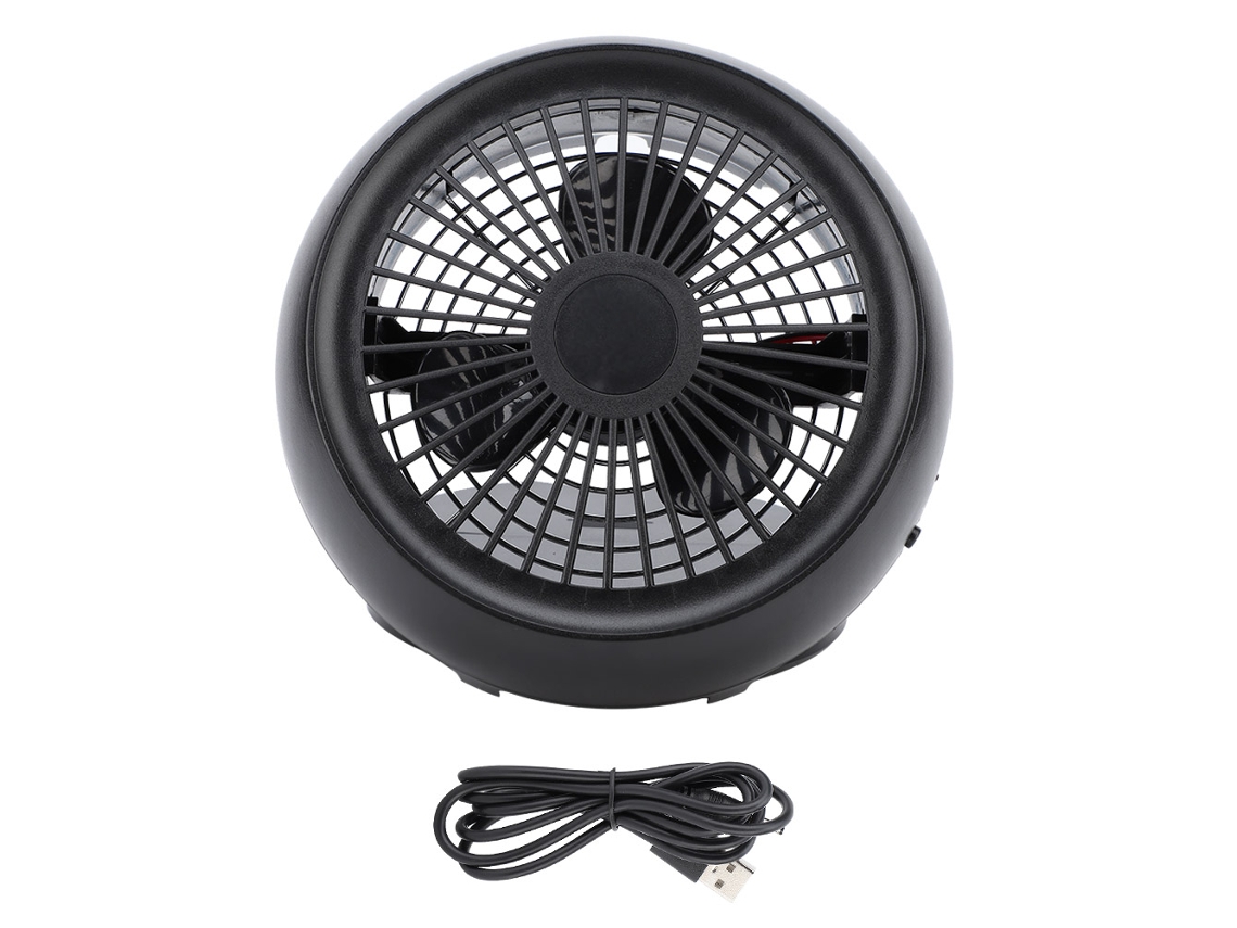 Ventilador Mini Portátil Usb Recarregável Silencioso Preto