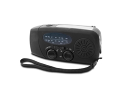 Rádio de Emergência AQUAFORGE com Células Solares, Lanterna e Bateria Externa 2000mAh