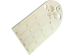 Conjunto De 12 Molduras De Madeira Para Fotos De Bebês - Ideal Para Quadros De Lembranças.