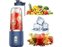 Mini Liquidificador Liquidificador Portátil Recarregável Usb Liquidificador de Smoothie de 300 Ml Portátil Frutas e Vegetais Mini Liquidificador
